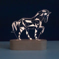 Bild in Galerie-Betrachter laden, LED Acryllampe, Pferd
