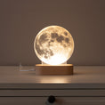 Bild in Galerie-Betrachter laden, LED Acryllampe, Mond
