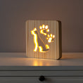 Bild in Galerie-Betrachter laden, LED Holzlampe, Hund
