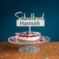 Bild in Galerie-Betrachter laden, Cake Topper "Schulkind", personalisiert
