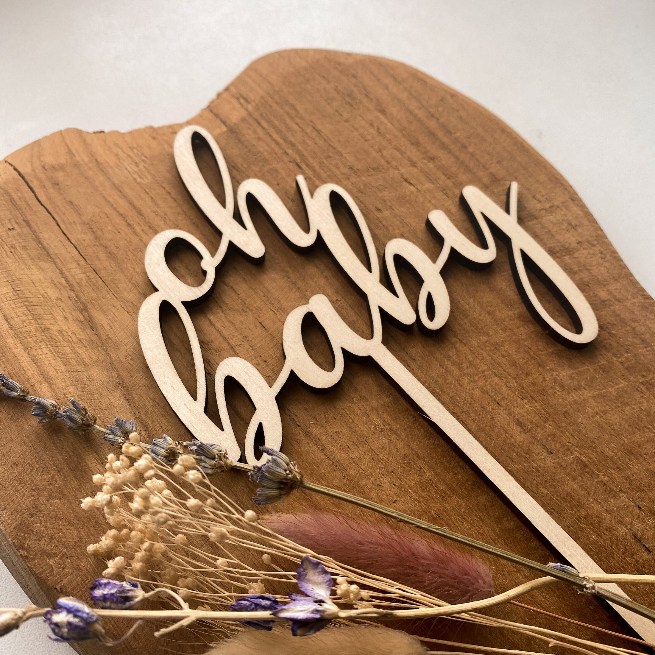 Cake Topper "oh baby"
