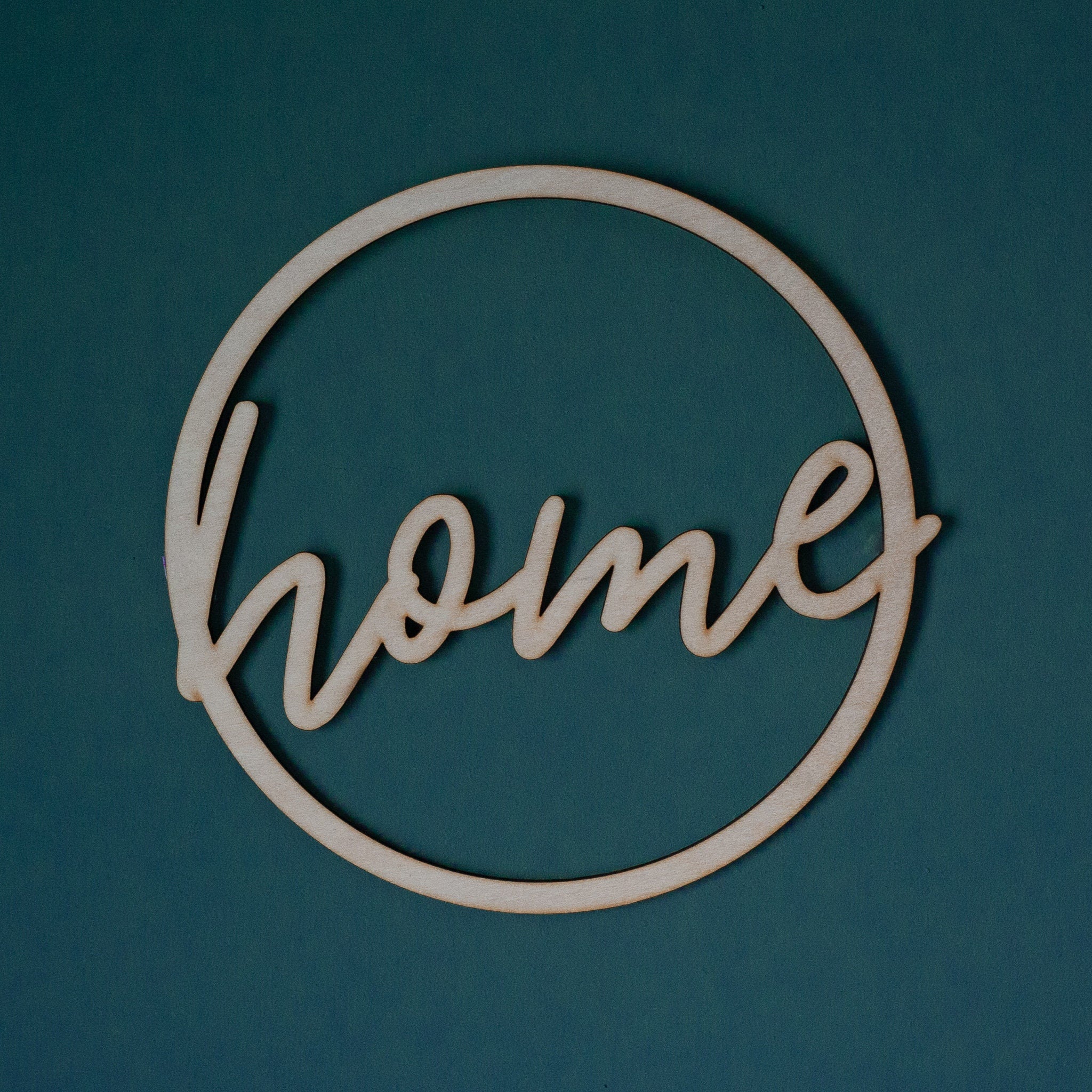 Holzring/Wandbild "Home"