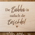 Bild in Galerie-Betrachter laden, Frühstücksbrettchen "Babba is de Beschde!"
